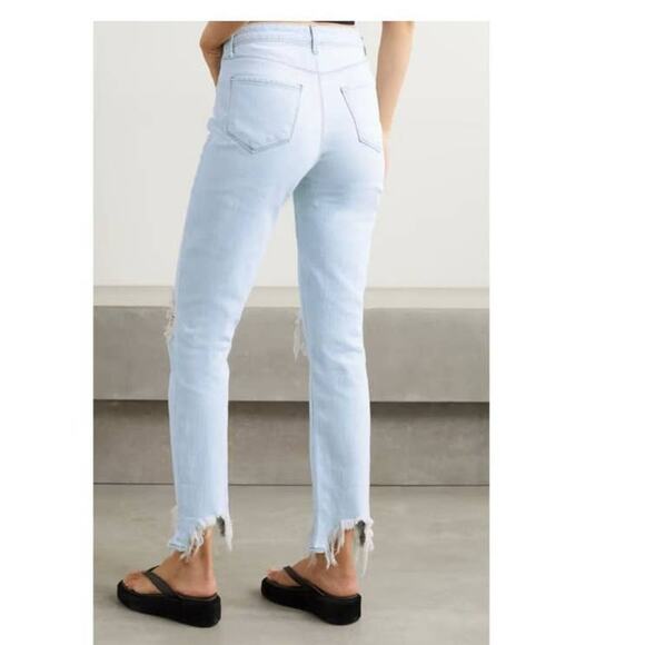 L'Agence Highline Ankle distressed Jeans in Fade out size 25 NWT - Picture 2 of 10